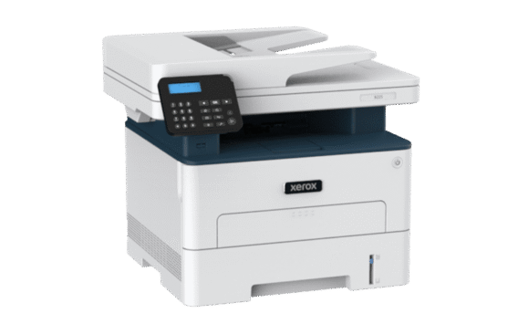 Xerox® B225 multifunctionele printer linker zijaanzicht