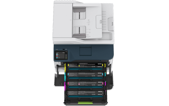 Xerox® C235 multifunctionele printer bovenaanzicht