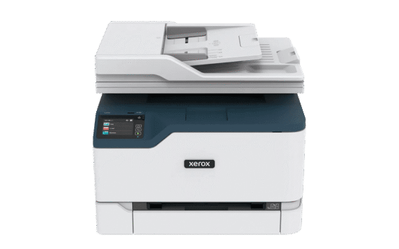 Xerox® C235 multifunctionele printer vooraanzicht