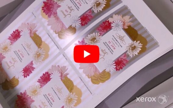 Vidéo YouTube : Visite guidée virtuelle - Presse de production Xerox® Iridesse®