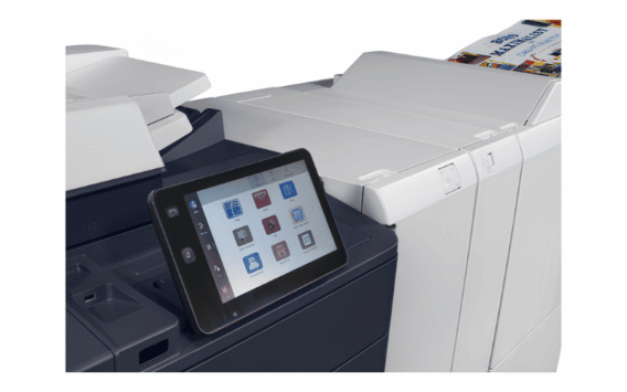 Accessoires situés à droite de l'imprimante Xerox® PrimeLink® série C9200