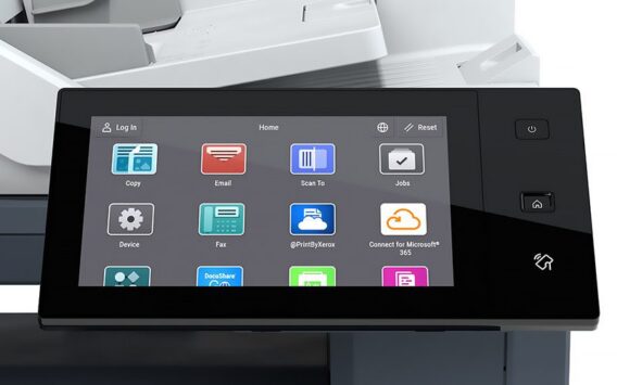 Xerox® VersaLink® C415 multifunctionele kleurenprinter printdisplay-interface