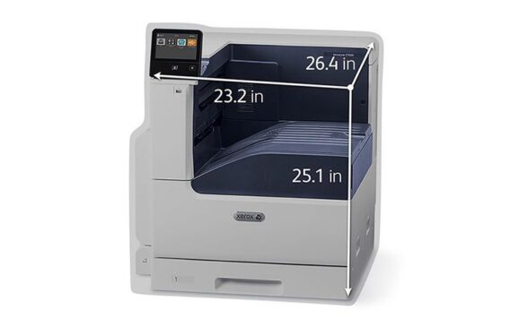Dimensions de l'imprimante couleur Xerox® VersaLink® C7000